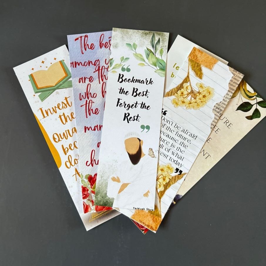 Pack of 6 Tarbiyah Bookmarks